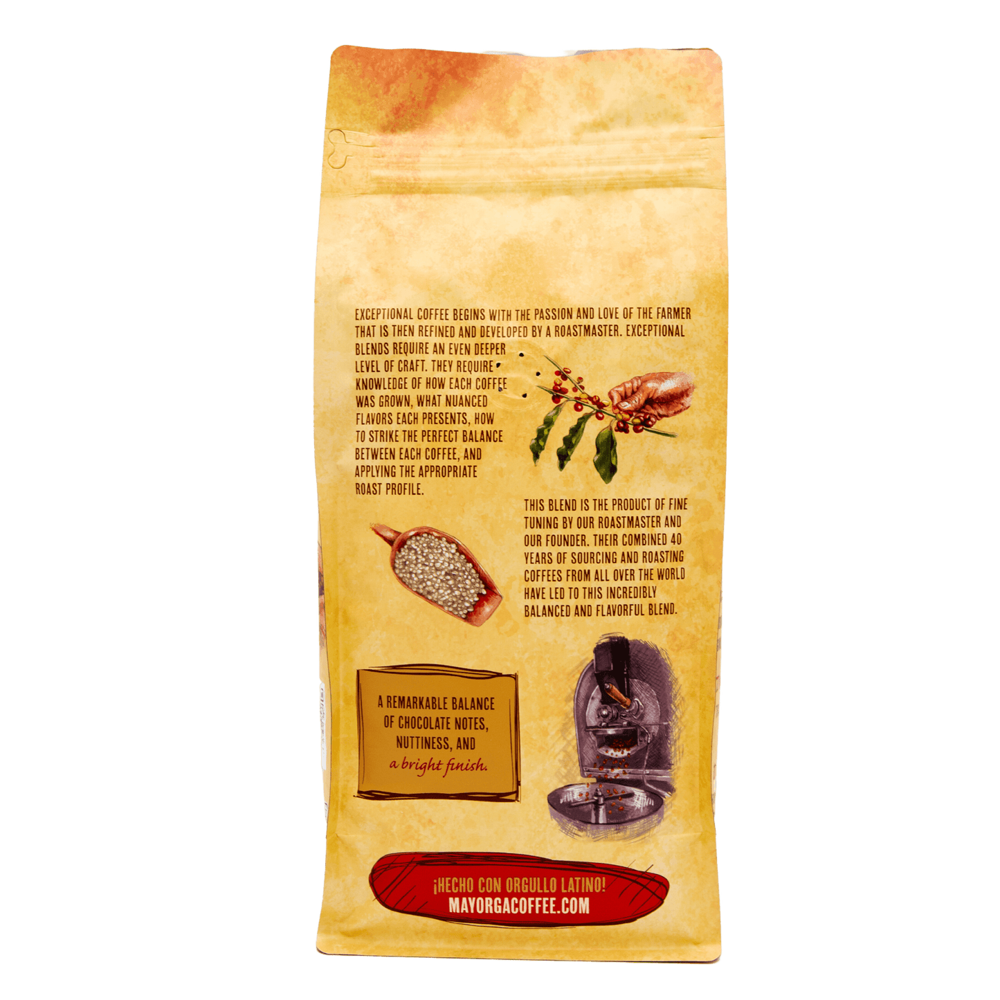 Back of Artesano Blend Bag