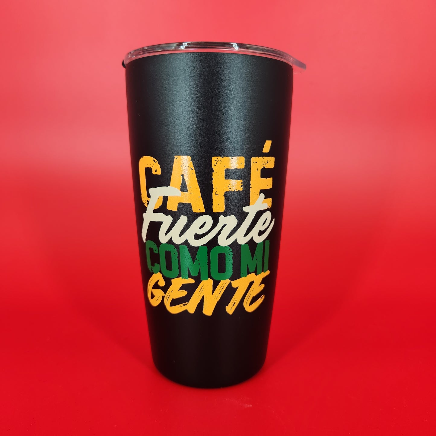 Vaso Café Fuerte Como mi Gente
