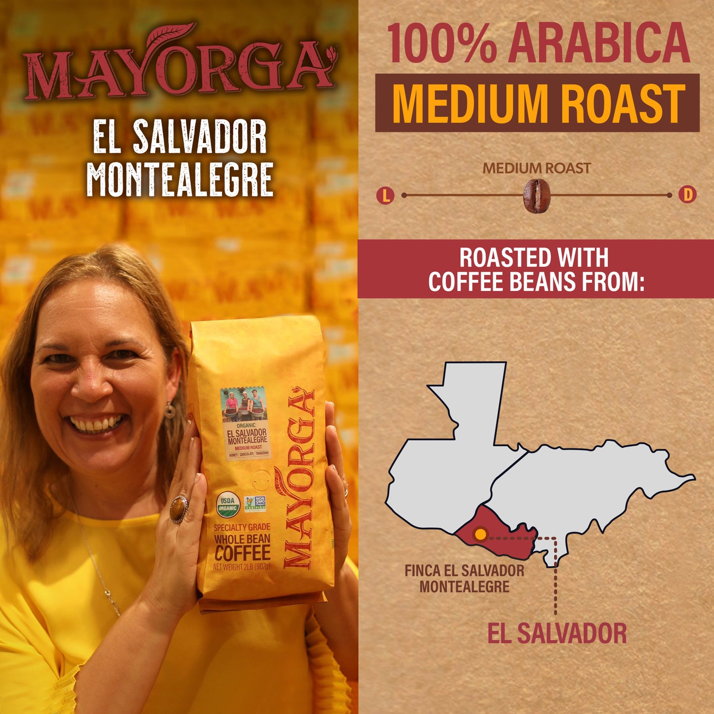 El Salvador Montealegre bag, origin
