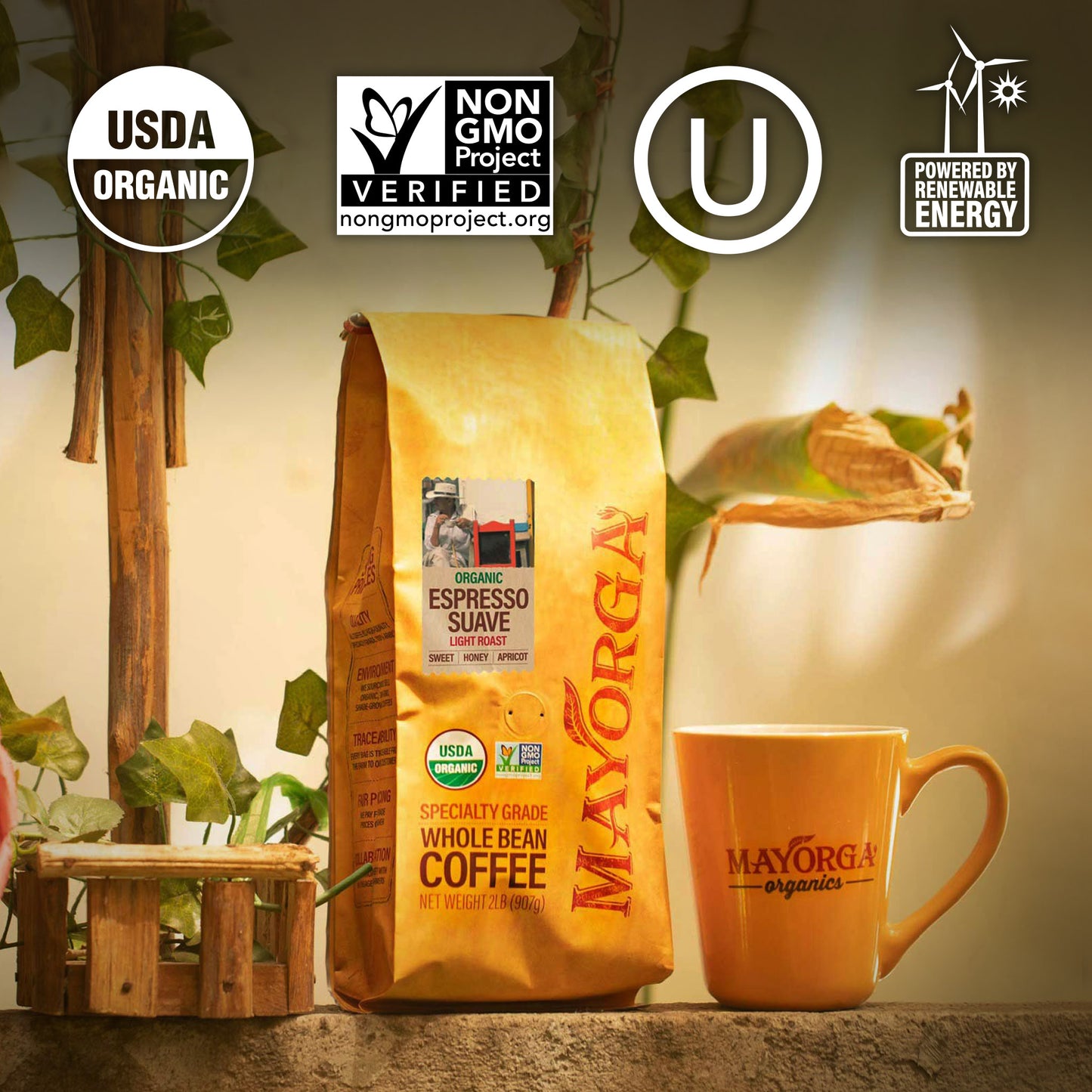 Espresso Suave bag USDA ORGANIC NON GMO