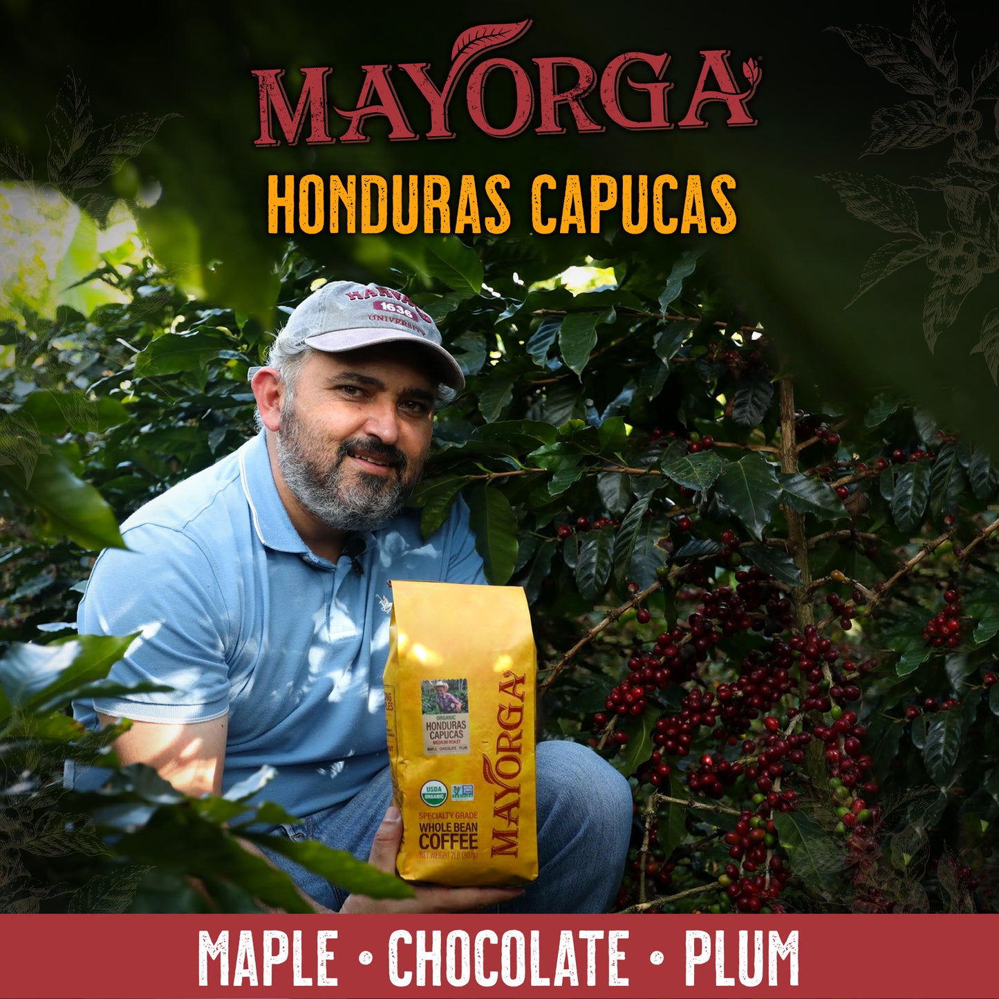 Honduras Capucas bag
Maple, Chocolate, Plum