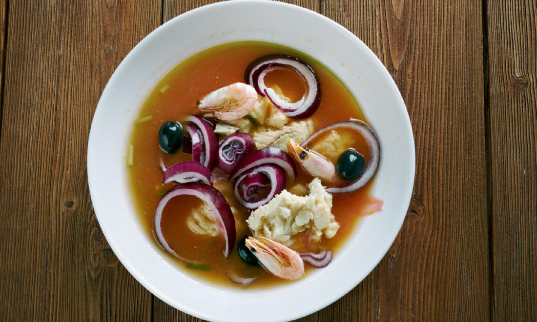 A bowl of encebollado