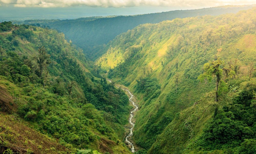 A valley in the Cordillera de Talamanca