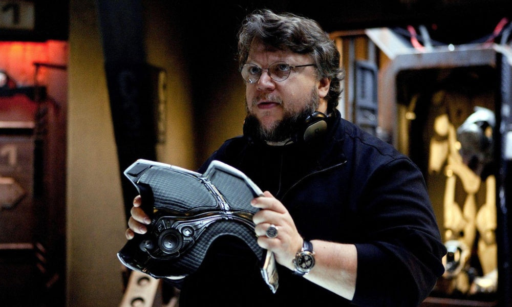 Guillermo del Toro, Mexican film director, on the set of Pacific Rim