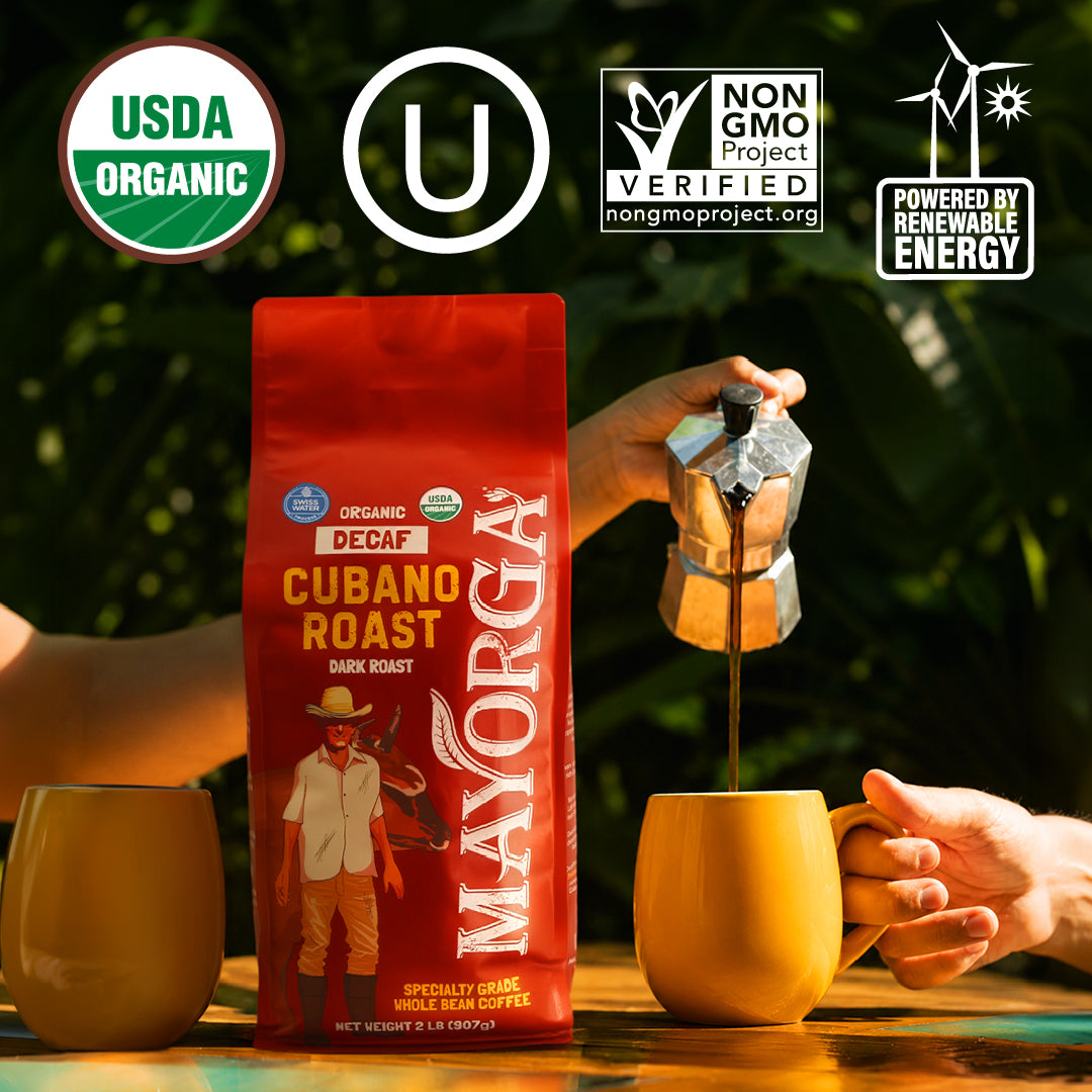 Café cubano tostado descafeinado
