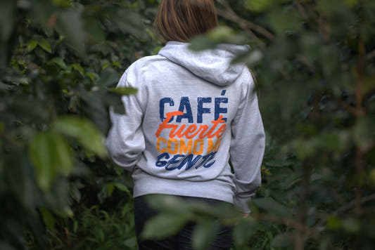 Café Fuerte Como mi Gente Hoodie