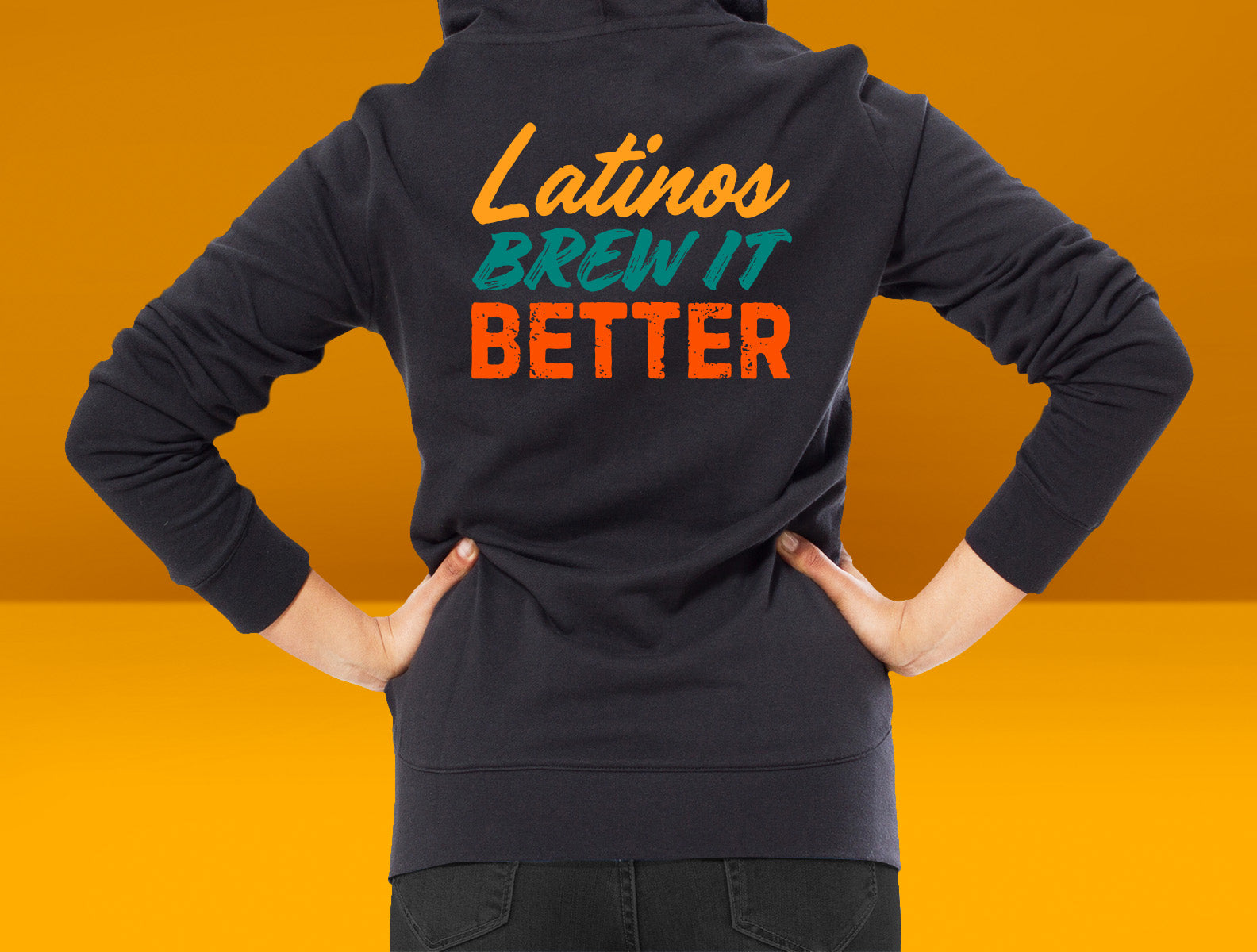 Latinos Brew it Better Hoodie