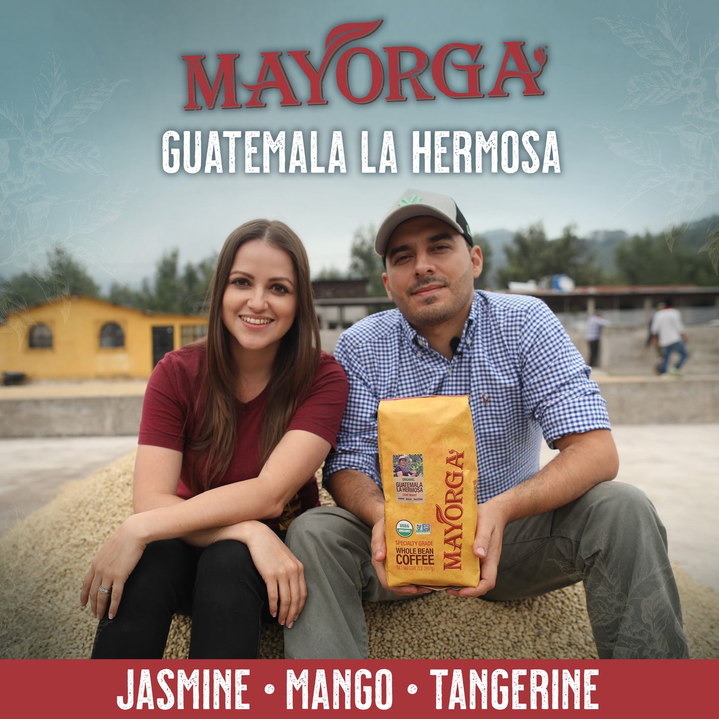 Guatemala La Hermosa Bag 
Jasmine 
Mango
Tangerine 