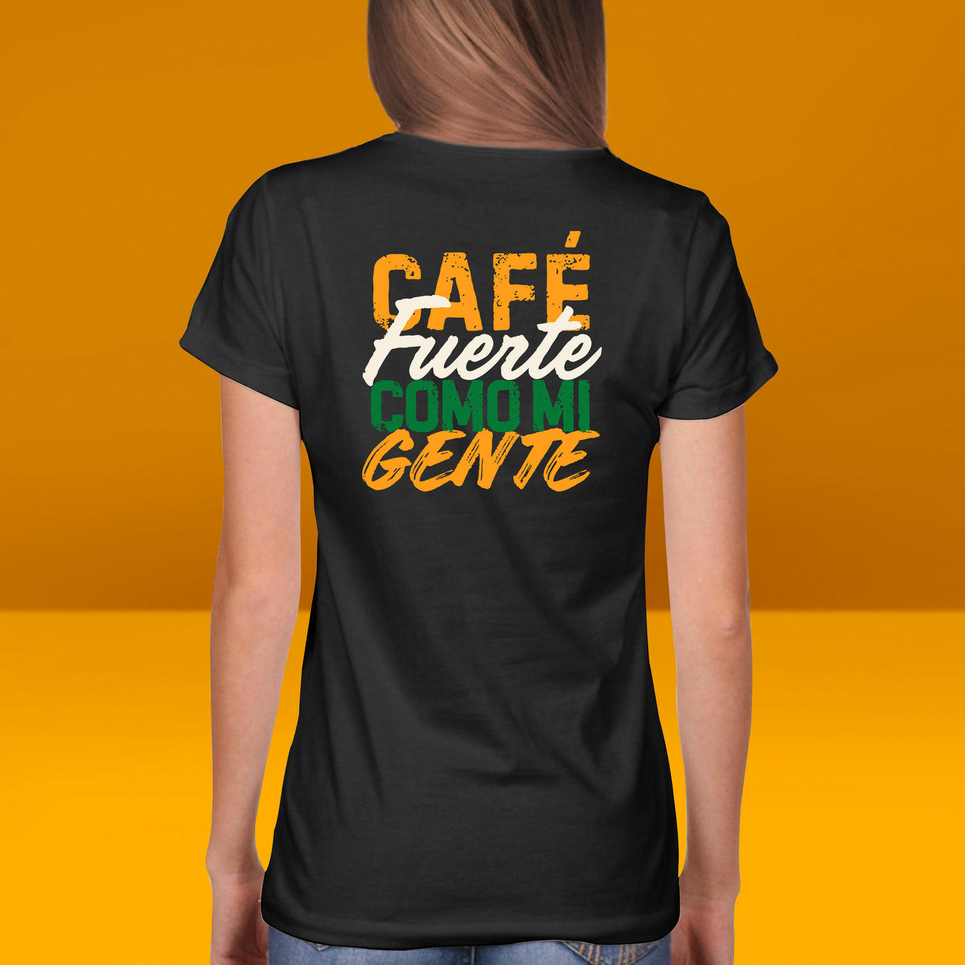Camiseta Café Fuerte Como mi Gente
